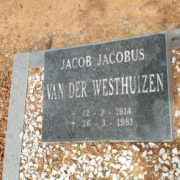 WESTHUIZEN Jacob Jacobus, van der 1914-1981