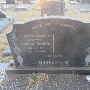 BODENSTEIN Cornelis Johannes 1924-1964