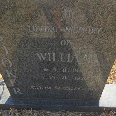 BOOKER William 1915-1976