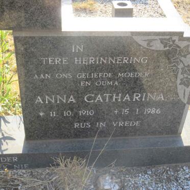 BEUKES Anna Catharina 1910-1986