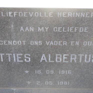 BOTHA Atties Albertus 1916-1981