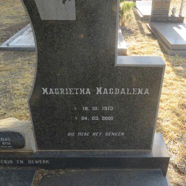 BRITS Magrietha Magdalena 1913-2000
