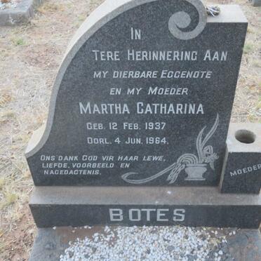BOTES Martha Catharina 1937-1964