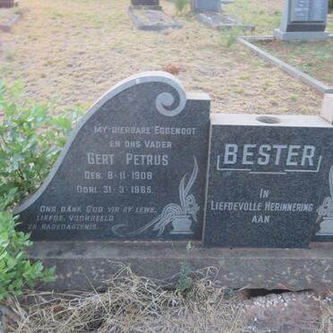 BESTER Gert Petrus 1908-1965