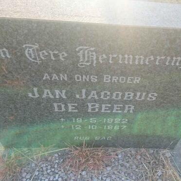 BEER Jan Jacobus, de 1922-1967