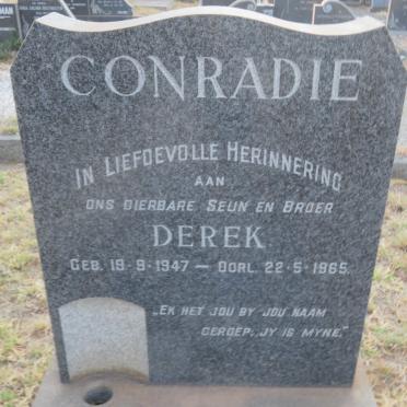 CONRADIE Derek 1947-1965