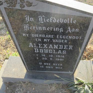 CAMPBELL Alexander Douglas 1914-1981 &amp; Maggie 1932-2018