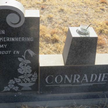 CONRADIE Ivan 1917-1982 &amp; Anna Sophia 1929-2007