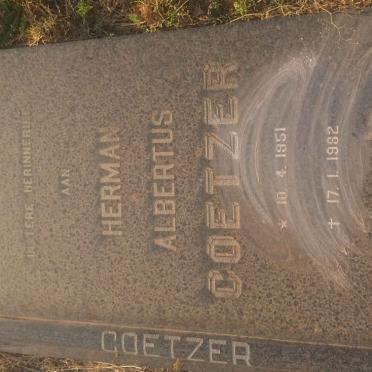 COETZER Herman Albertus 1951-1982