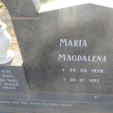 COQUI Adriaan Jacobus Petrus 1927-1989 &amp; Maria Magdalena 1929-1983