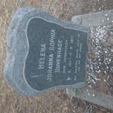 DUVENHAGE Helena Johanna Sophia nee VERMEULEN 1911-1977