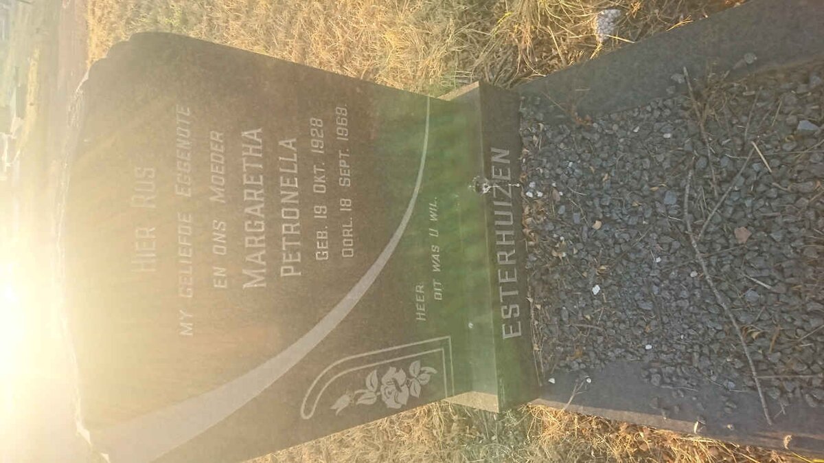 ESTERHUIZEN Margaretha Petronella 1928-1968