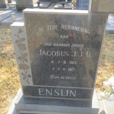 ENSLIN Jacobus J.J.D. 1913-1977 &amp; Elizabeth Maria 1919-1990