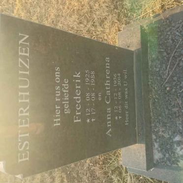 ESTERHUIZEN Frederik 1925-1988 &amp; Anna Cathrena 1936-2014