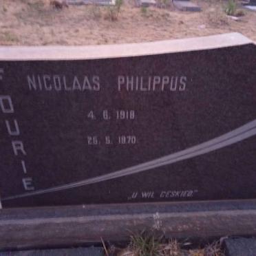 FOURIE Nicolaas Philippus 1918-1970