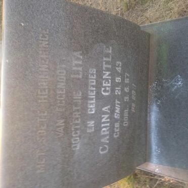 GENTLE Carina nee SMIT 1943-1967