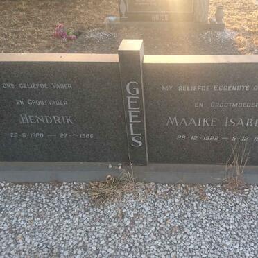 GEELS Hendrik 1920-1986 &amp; Maaike Isabella 1922-1976