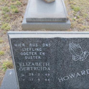 HOWARD Elizabeth Gertruida 1949-1964