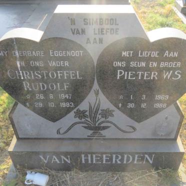 HEERDEN Christoffel Rudolf, van 1947-1983 :: VAN HEERDEN Pieter W.S. 1969-1988