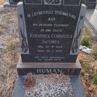 HUMAN Johannes Cornelius Jacobus 1935-1970