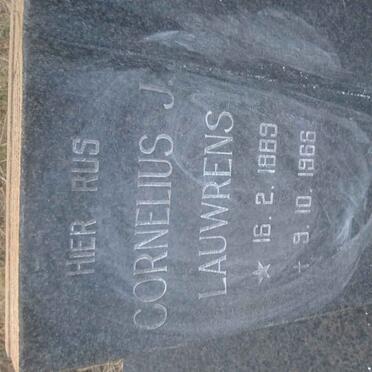LAUWRENS Cornelius 1889-1966 &amp; Isabella C. HAËFELE 1890-
