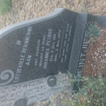 MEINTJIES Johannes Petrus 1911-1983