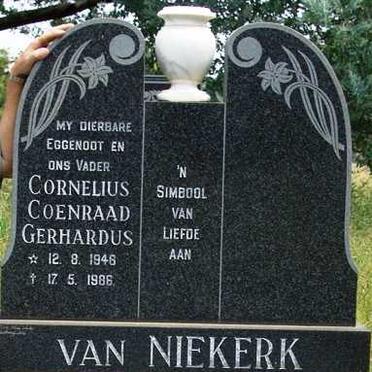 NIEKERK Cornelius Coenraad Gerhardus, van 1946-1986