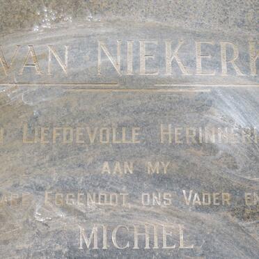 NIEKERK Michiel, van 1922-1984 &amp; Isabella 1924-2008