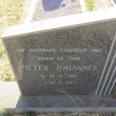 NIEKERK Pieter Johannes, van 1919-1977 &amp; Johanna Sophia 1922-1986
