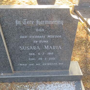 OLIVIER Erens Lourens Jacobus 1917-1976 &amp; Susara Maria 1918-2001
