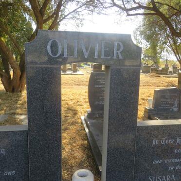 OLIVIER Erens Lourens Jacobus 1917-1976 &amp; Susara Maria 1918-2001