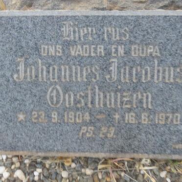 OOSTHUIZEN Johannes Jacobus 1904-1970