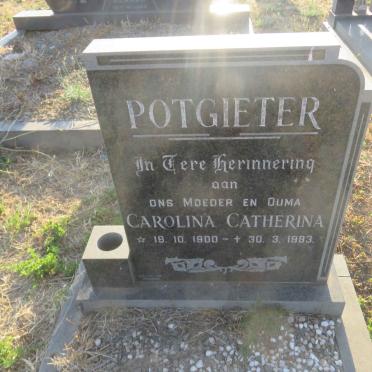 POTGIETER Carolina Catherina 1900-1983
