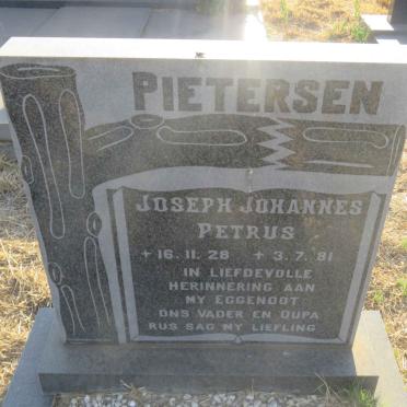 PIETERSEN Joseph Johannes Petrus 1928-1981
