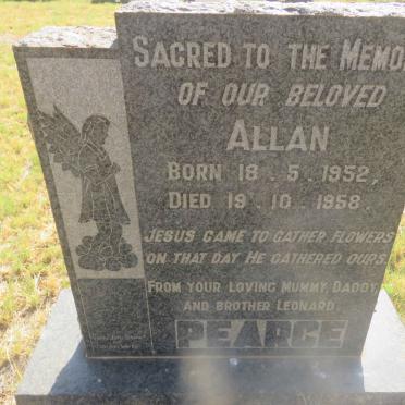 PEARCE Allan 1952-1958
