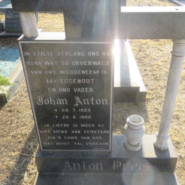 PREIS Johan Anton 1923-1982