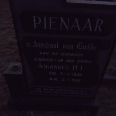 PIENAAR Johannes H.L. 1939-1969