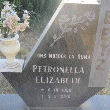 PREEZ Willem Hendrik, du 1923-1989 &amp; Petronella Elizabeth 1933-2010