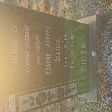 PULLEN Edward Alfred Charles 1891-1967