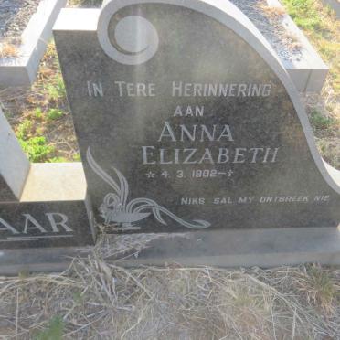 PIENAAR Gideon George 1898-1984 &amp; Anna Elizabeth 1902-