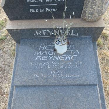 REYNEKE Frans Jacobus 1921-1965 &amp; Hester Magrieta 1926-2013