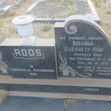 ROOS Jacobus Ignatius Petrus 1918-1965 &amp; Susanna Elizabeth RENS voorheen ROOS nee PRETORIUS 1919-1972