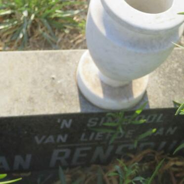 RENSBURG William Michael O'Meare, van 1927-1993 &amp; Elsa Belyda 193?-1982