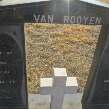 ROOYEN Hendrik Cornelius, van 1927-1984 &amp; Maria Elizabeth 1929-2016