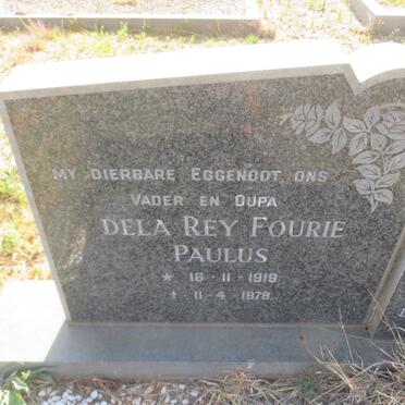 ROOYEN Dela Rey Fourie Paulus, van 1919-1978 &amp; Gertruida Dorothea 1918-2008
