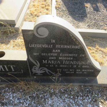 SMIT Gert Jacobus 1918-1990 &amp; Maria Hendrina 1933-1983