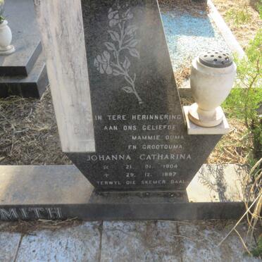 SMITH Hermanus 1898-1982 &amp; Johanna Catharina 1904-1997
