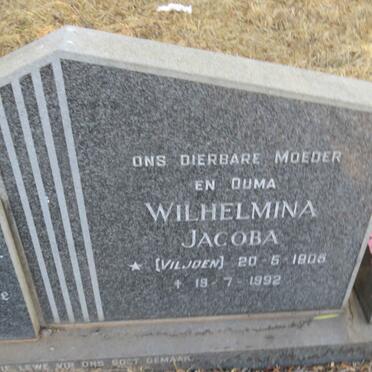 SWANEPOEL Johannes Gerhardus 1903-1976 &amp; Wilhelmina Jacoba VILJOEN 1905-1992