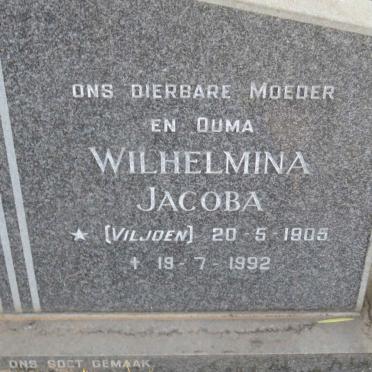 SWANEPOEL Johannes Gerhardus 1903-1976 &amp; Wilhelmina Jacoba VILJOEN 1905-1992