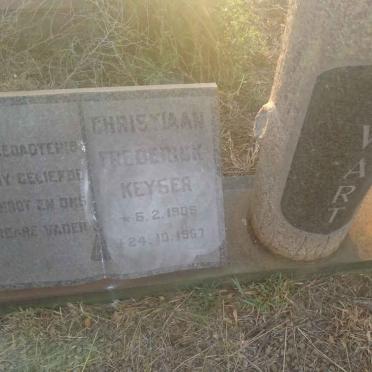 SWART Christiaan Frederick Keyser 1905-1967 &amp; Gertruida Magdalena 1904-1996